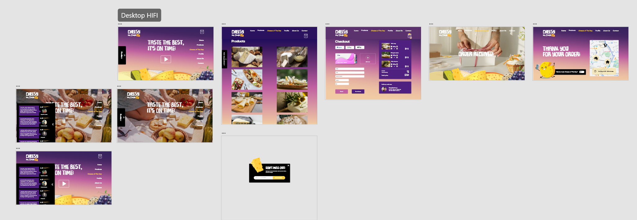 Cheesy on Time — Cheese Delivery App & Website - Item 5