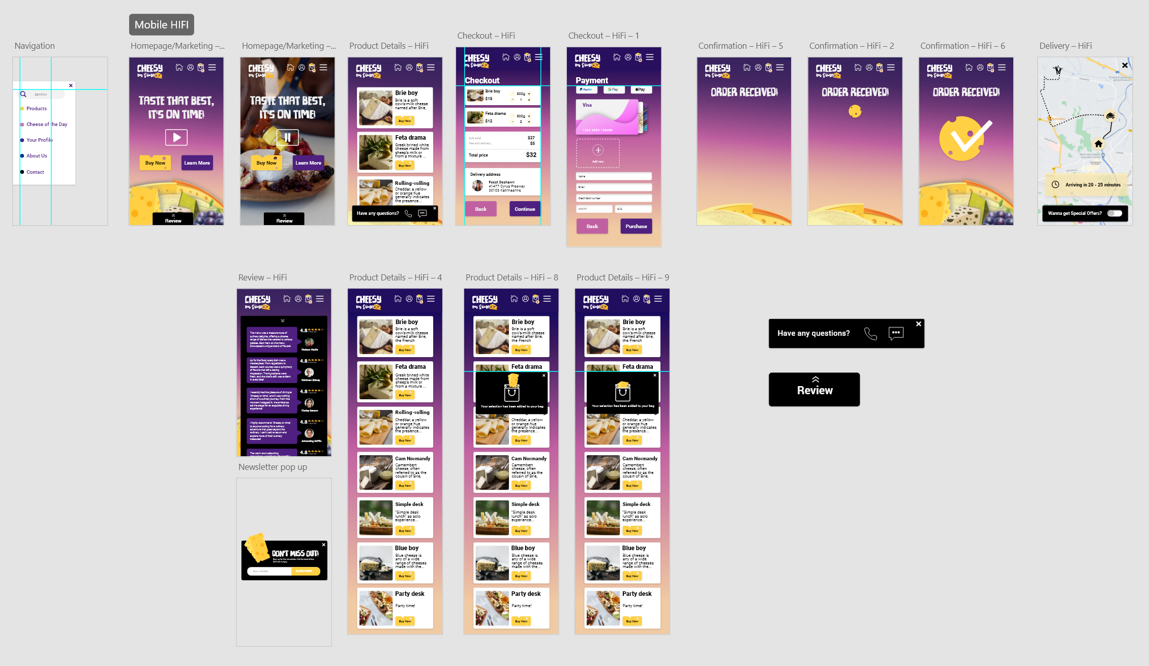 Cheesy on Time — Cheese Delivery App & Website - Item 6
